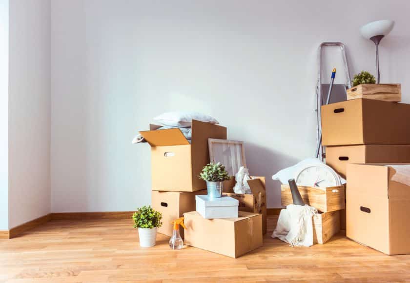 Prepare belongings for storage