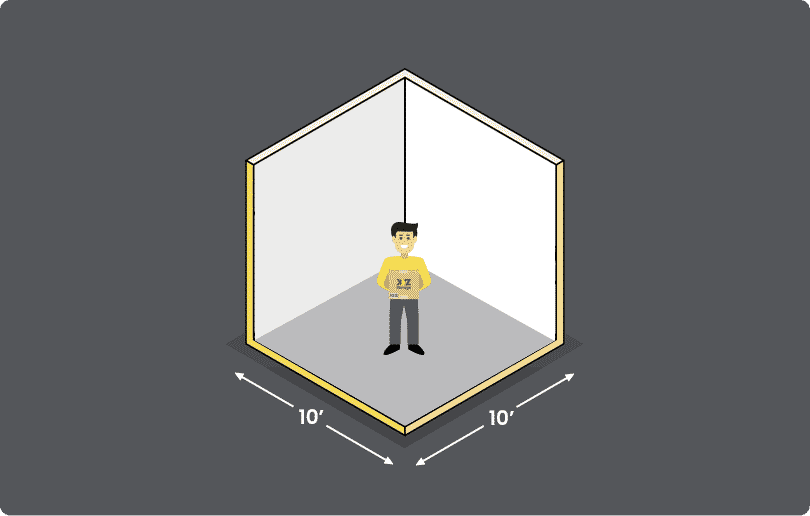 10 x 10 unit illustration